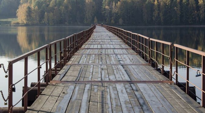 Планируется ремонт понтонного моста