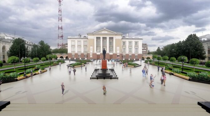 Градостроительный совет утвердил проект дизайна площади у ДК “Современник”